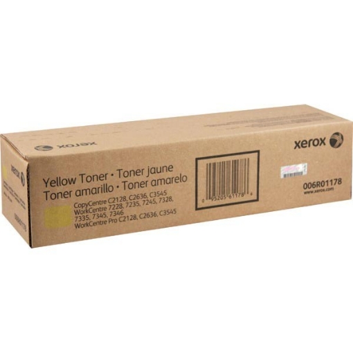 Picture of Xerox 006R01178 (6R1178) OEM Yellow Toner Cartridge