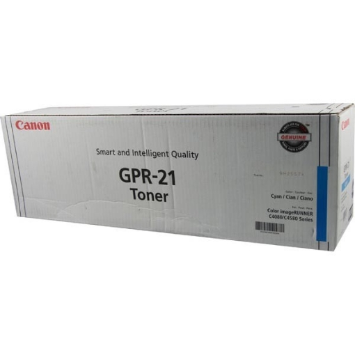 Picture of Canon 0261B001AA (GPR-21C) Cyan Toner Printer Cartridge (30000 Yield)