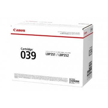 Show details for Canon 0287C001 (Canon 039) Black Toner Cartridge (11000 Yield) Picture of Canon 0287C001 (Canon 039) Black Toner Cartridge (11000 Yield)