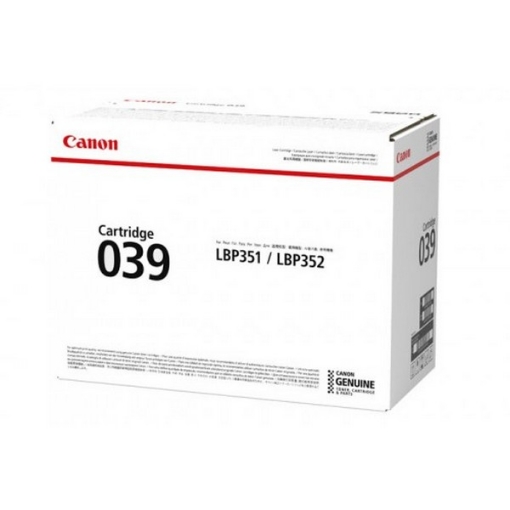 Picture of Canon 0287C001 (Canon 039) Black Toner Cartridge (11000 Yield)