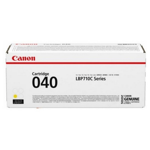 Picture of Canon 0454C001 (Cartridge 040) OEM High Yield Yellow Toner Cartridge