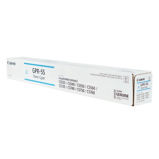 Picture of Canon 0482C003AA (GPR-55C) High Yield Cyan Toner Cartridge (60000 Yield)