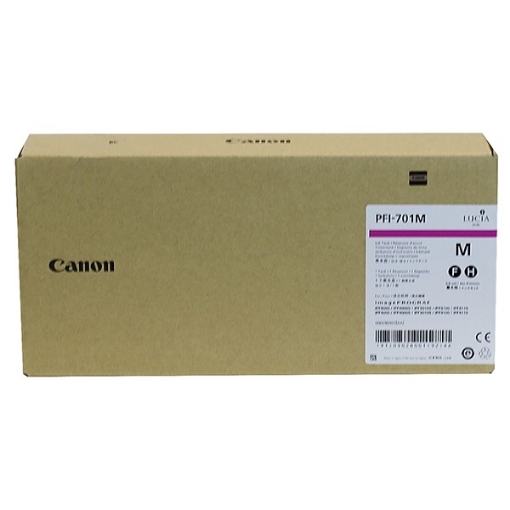 Picture of Canon 0902B001 (PFI-701M) OEM Magenta Inkjet Cartridge