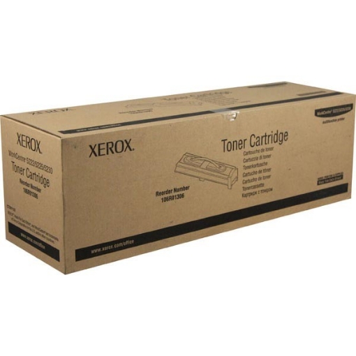 Picture of Xerox 106R01306 (106R1306) Black Toner Cartridge (30000 Yield)