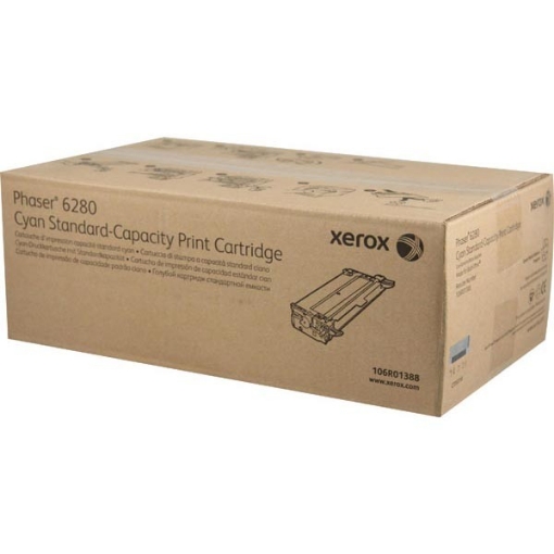 Picture of Xerox 106R01388 (106R01388) Cyan Laser Toner Cartridge (2200 Yield)