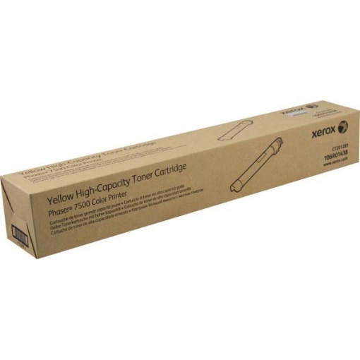 Picture of Xerox 106R01438 Yellow Toner Cartridge (17800 Yield)