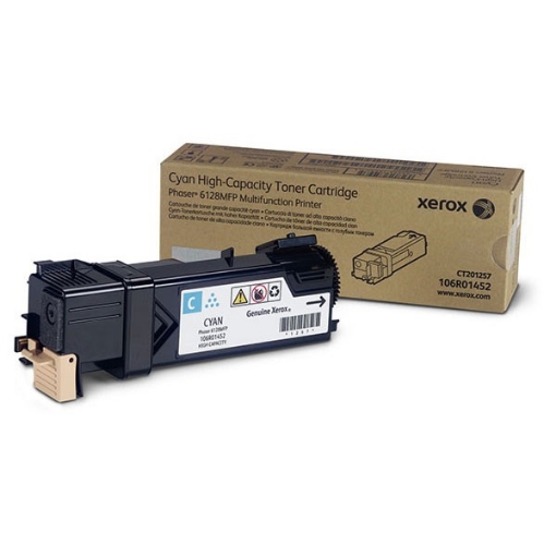 Picture of Xerox 106R01452 OEM Cyan Toner Cartridge