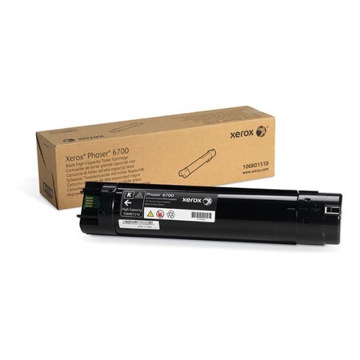 Picture of Xerox 106R01510 High Yield Black Toner Cartridge (18000 Yield)