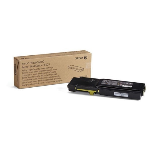 Picture of Xerox 106R02227 High Yield Yellow Toner (6000 Yield)