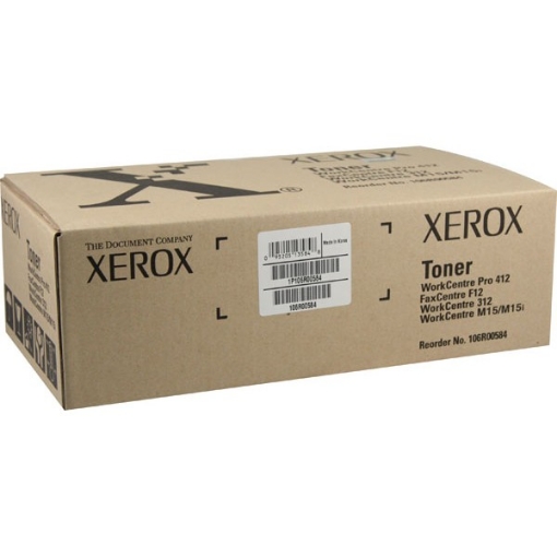 Picture of Xerox 106R00584 (106R584) Black Toner Cartridge (6000 Yield)