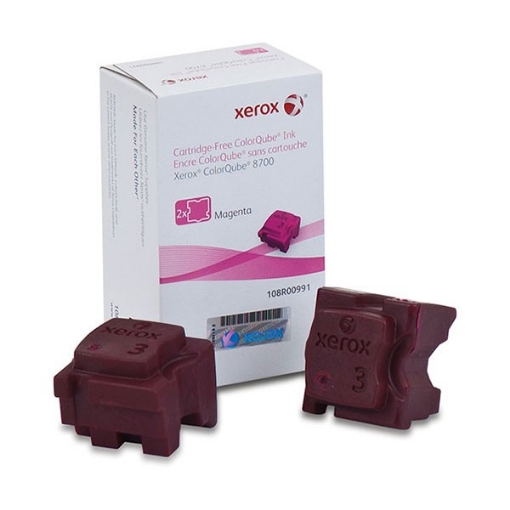 Picture of Xerox 108R00991 OEM Magenta ColorQube Ink (2/Box)