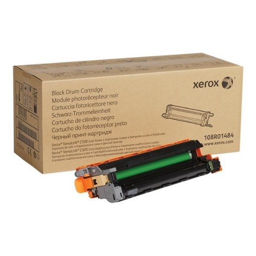 Picture of Xerox 108R01484 (108R1484) OEM Black Drum Cartridge