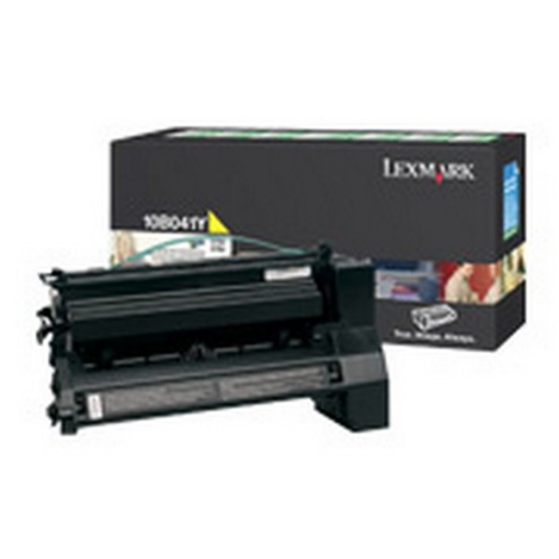 Picture of Lexmark 10B041Y OEM Yellow Toner Cartridge