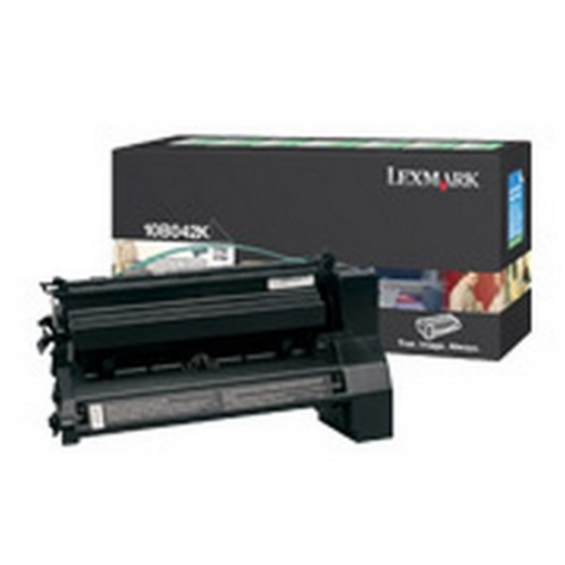 Picture of Lexmark 10B042K OEM High Yield Black Toner Cartridge