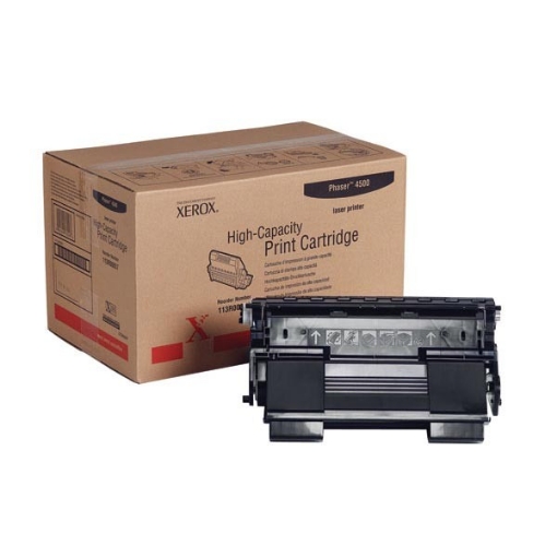 Picture of Xerox 113R00657 (113R657) OEM Black Toner Cartridge