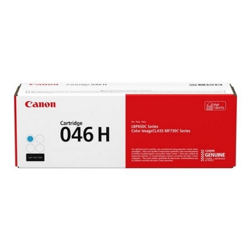 Show details for Canon 1253C001AA (Canon 046HM) High Yield Cyan Toner Cartridge (5000 Yield) Picture of Canon 1253C001AA (Canon 046HM) High Yield Cyan Toner Cartridge (5000 Yield)