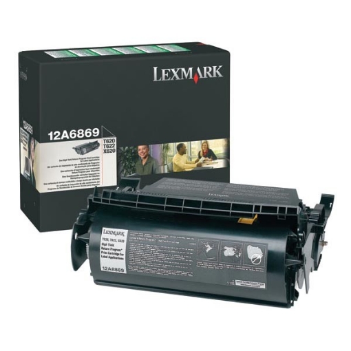 Picture of Lexmark 12A6869 Black Toner Cartridge