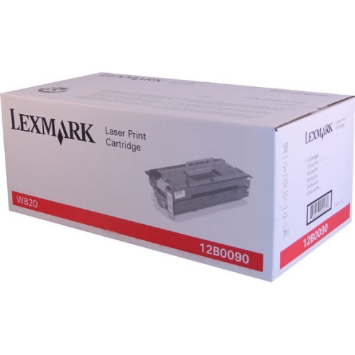 Picture of Lexmark 12B0090 OEM Black Toner Cartridge