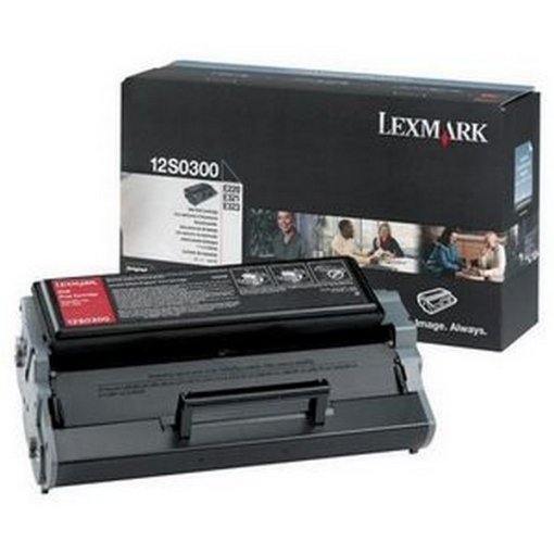 Picture of Lexmark 12S0300 OEM Black Toner Cartridge