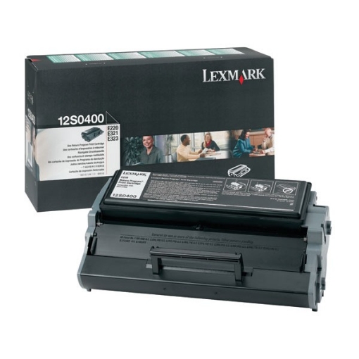 Picture of Lexmark 12S0400 OEM Black Print Cartridge