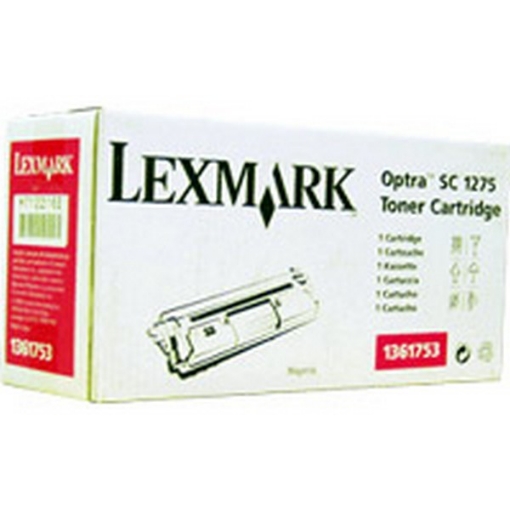 Picture of Lexmark 1361753 OEM Magenta Toner Cartridge