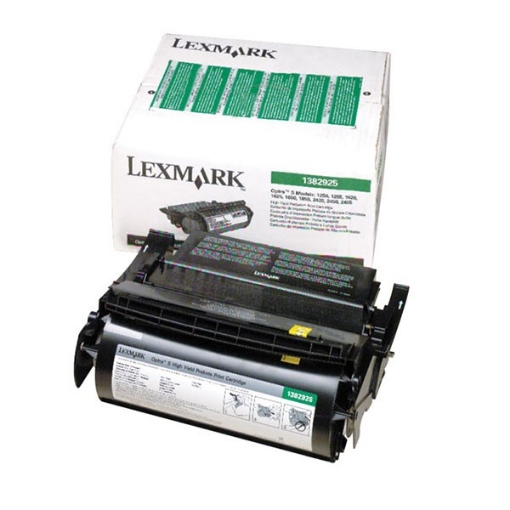 Picture of Lexmark 1382925 OEM Black Toner Cartridge