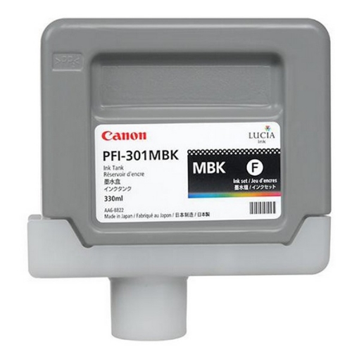 Picture of Canon 1485B001 (PFI-301MBk) OEM Matte Black Inkjet Cartridge