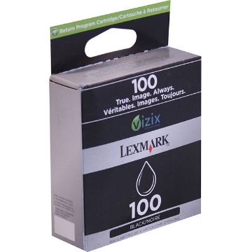 Show details for Lexmark 14N0820 (Lexmark #100) OEM Black Ink Cartridge Picture of Lexmark 14N0820 (Lexmark #100) OEM Black Ink Cartridge