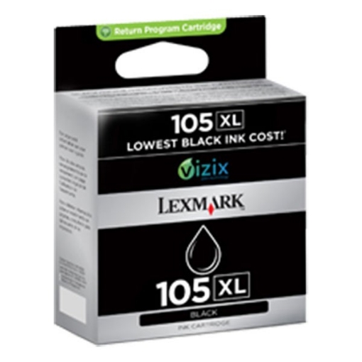 Picture of Lexmark 14N0822 (Lexmark #105XL) OEM Black Ink Cartridge