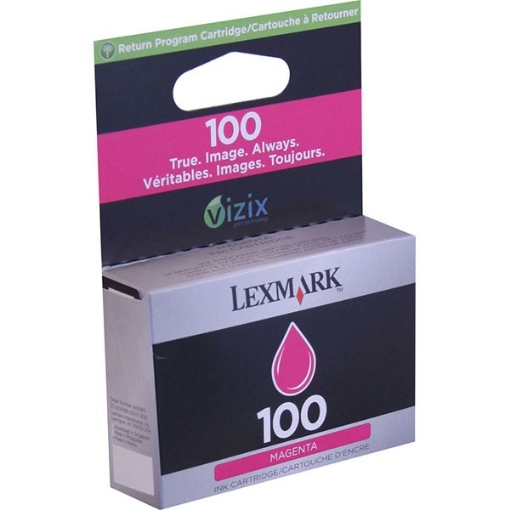 Picture of Lexmark 14N0901 (Lexmark #100) OEM Black Inkjet Cartridge