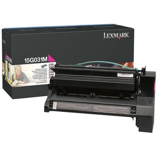 Picture of Lexmark 15G031M OEM Magenta Print Cartridge