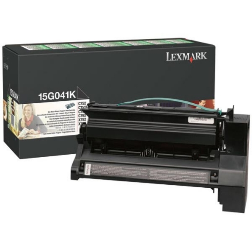 Picture of Lexmark 15G041K OEM Black Print Cartridge