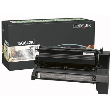 Show details for Lexmark 15G642K OEM High Yield Black Toner Picture of Lexmark 15G642K OEM High Yield Black Toner