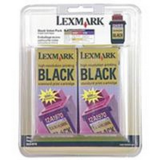 Picture of Lexmark 15M1330 (Lexmark #70) OEM Black Ink Cartridge (2 pk)