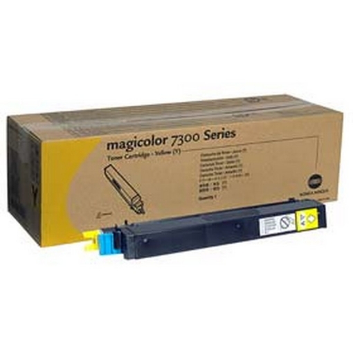 Picture of Konica Minolta 1710530-002 Yellow Toner Cartridge (7500 Yield)