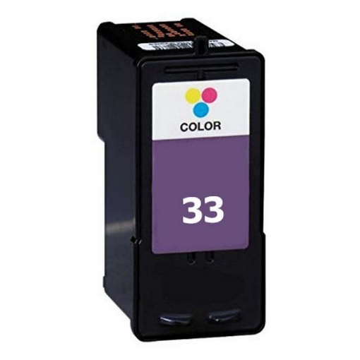 Picture of Remanufactured 18C0033 (Lexmark #33) Lexmark Tri-Color Inkjet Cartridge