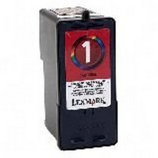 Picture of Remanufactured 18C0781 (Lexmark #1) Lexmark Tri-Color Inkjet Cartridge