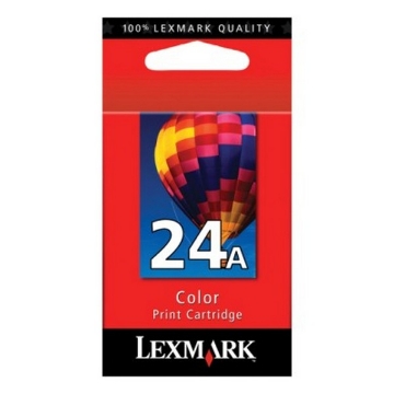 Show details for Lexmark 18C1624 (Lexmark #24A) OEM Color Inkjet Cartridge Picture of Lexmark 18C1624 (Lexmark #24A) OEM Color Inkjet Cartridge