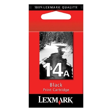 Show details for Lexmark 18C2080 (Lexmark #14) OEM Black Inkjet Cartridge Picture of Lexmark 18C2080 (Lexmark #14) OEM Black Inkjet Cartridge
