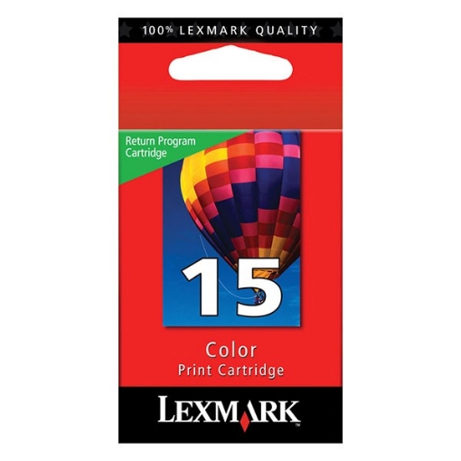 Picture of Lexmark 18C2110 (Lexmark #15) OEM Tri-Color Inkjet Cartridge