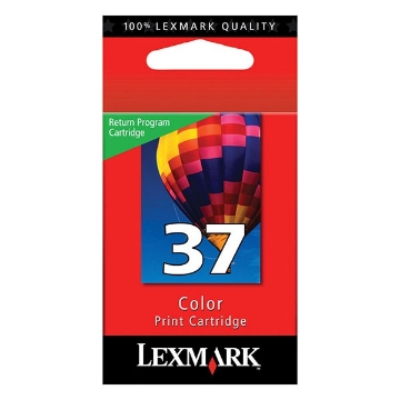 Show details for Lexmark 18C2140 (Lexmark #37) OEM Tri-Color Inkjet Cartridge Picture of Lexmark 18C2140 (Lexmark #37) OEM Tri-Color Inkjet Cartridge