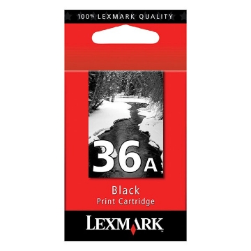 Show details for Lexmark 18C2150 (Lexmark #36) OEM Black Inkjet Cartridge Picture of Lexmark 18C2150 (Lexmark #36) OEM Black Inkjet Cartridge