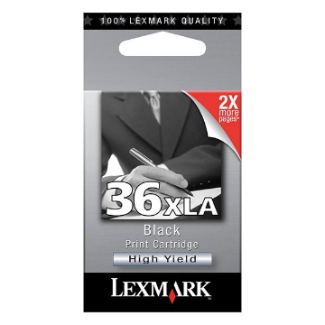 Show details for Lexmark 18C2190 (Lexmark #36XL) OEM High Yield Black Inkjet Cartridge Picture of Lexmark 18C2190 (Lexmark #36XL) OEM High Yield Black Inkjet Cartridge