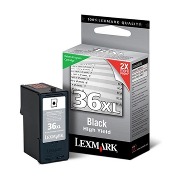 Show details for Lexmark 18C2230 (Lexmark #36XL) OEM High Yield Black Inkjet Cartridge (2 pk) Picture of Lexmark 18C2230 (Lexmark #36XL) OEM High Yield Black Inkjet Cartridge (2 pk)