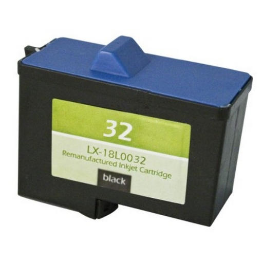 Picture of Remanufactured 18L0032 (Lexmark #82) Lexmark Black Inkjet Cartridge