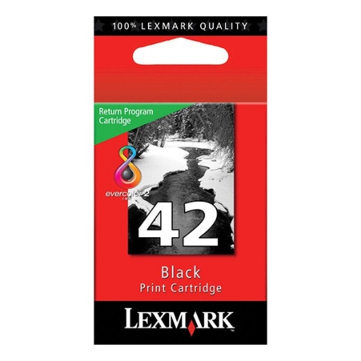 Picture of Lexmark 18Y0142 (Lexmark #42) OEM Black Inkjet Cartridge