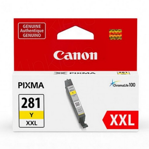 Picture of Canon 1982C001 (CLI-281XXLY) Super High Yield Yellow Ink Tank (824 Yield)