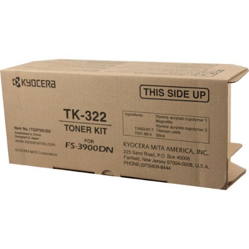 Picture of Kyocera Mita 1T02F90US0 (TK-322) Black Toner (15000 Yield)