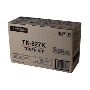 Show details for Kyocera Mita 1T02FZ0US0 (TK-827K) OEM Black Toner Cartridge Picture of Kyocera Mita 1T02FZ0US0 (TK-827K) OEM Black Toner Cartridge