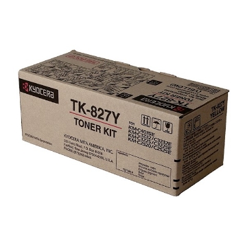 Show details for Kyocera Mita 1T02FZAUS0 (TK-827Y) Yellow Toner Cartridge (7000 Yield) Picture of Kyocera Mita 1T02FZAUS0 (TK-827Y) Yellow Toner Cartridge (7000 Yield)